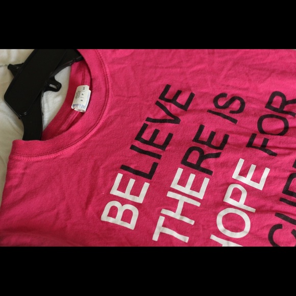 Pink Breast Cancer Support T-Shirt - Picture 2 of 3